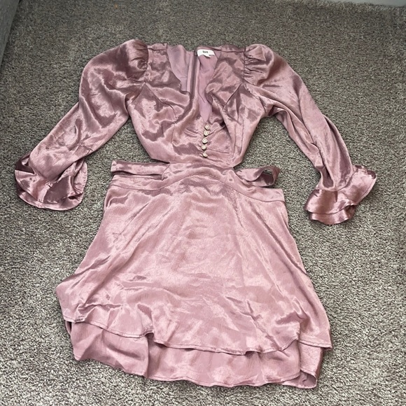 RAHI Luster Champagne Minidress Size XL - Picture 1 of 13